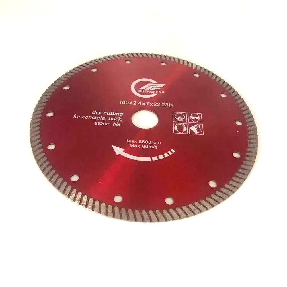 Diamond Cutting Disc 7" 180*22.23mm Diamond Turbo Premium Saw Blade Granite Concrete Tile Stone Diamond Blades
Diamond Cutting Disc 7" 180*22.23mm Diamond Turbo Premium Saw Blade Granite Concrete Tile Stone Diamond Blades