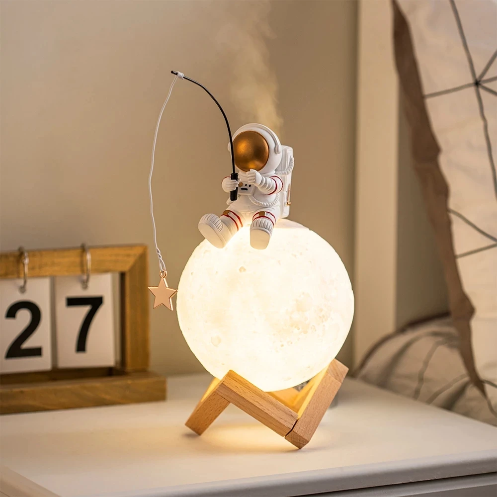 Dropshipping Modern Home Resin Decor Astronaut Fishing Stars Night Light Humidifier Creative Desktop Ornament Birthday Gift
Dropshipping Modern Home Resin Decor Astronaut Fishing Stars Night Light Humidifier Creative Desktop Ornament Birthday Gift