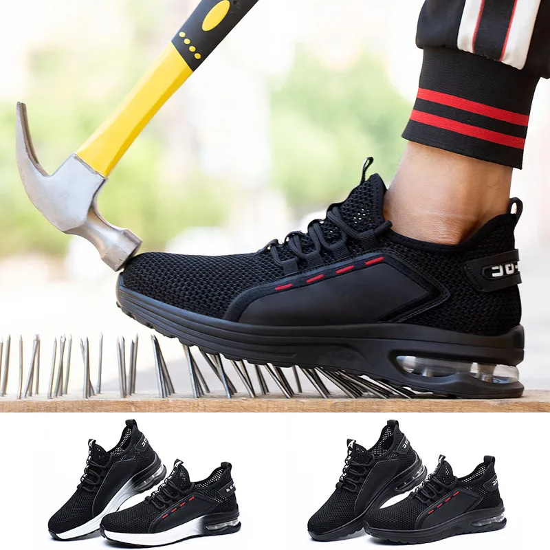 Men Work Boots Male Steel Toe Working Shoes Breathable Anti Smash Man Sneakers Safety Protection Industrial Boots Big Size 36-48
Men Work Boots Male Steel Toe Working Shoes Breathable Anti Smash Man Sneakers Safety Protection Industrial Boots Big Size 36-48