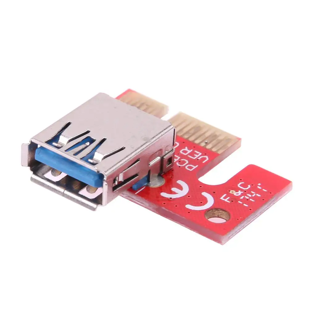 USB 3.0 PCI-E Express 1x to16x Extender Riser Card Adapter SATA 15PIN Power For Bitcoin Litecoin For BTC Mining
USB 3.0 PCI-E Express 1x to16x Extender Riser Card Adapter SATA 15PIN Power For Bitcoin Litecoin For BTC Mining