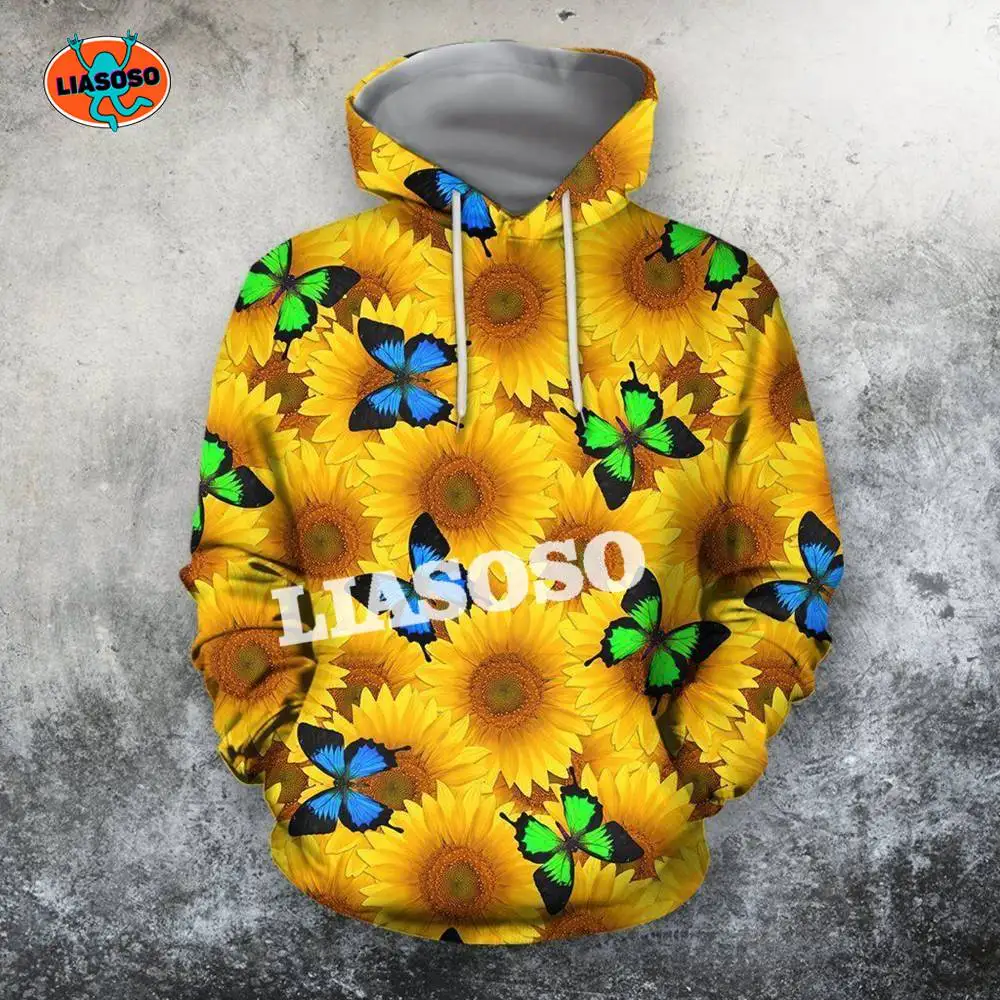Unisex Casual Tracksuit Pullover Fashion 3D Print Sunflower Flower Butterfly Hoodies Men Hooded Sweatshirt Jacket Drop Shipping
Unisex Casual Tracksuit Pullover Fashion 3D Print Sunflower Flower Butterfly Hoodies Men Hooded Sweatshirt Jacket Drop Shipping