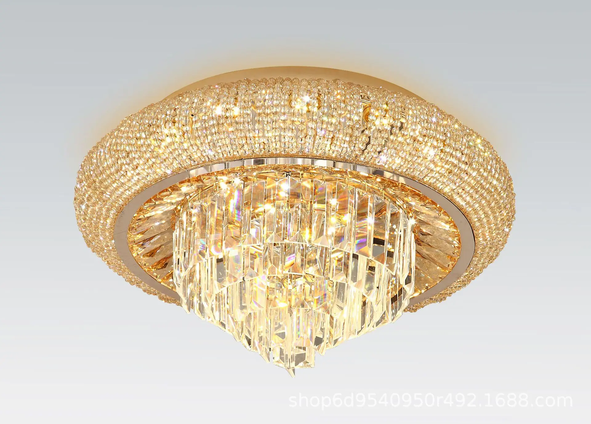 Light luxury LED crystal lamp Nordic post-modern warm bedroom study living room round ceiling lamp
Light luxury LED crystal lamp Nordic post-modern warm bedroom study living room round ceiling lamp