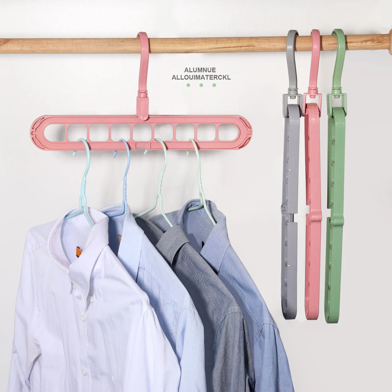 1pcs 360° Multi-Port Support Hangers For Clothes Drying Rack Multifunction Plastic Clothes Rack Drying Hanger Storage Hangers
1pcs 360° Multi-Port Support Hangers For Clothes Drying Rack Multifunction Plastic Clothes Rack Drying Hanger Storage Hangers