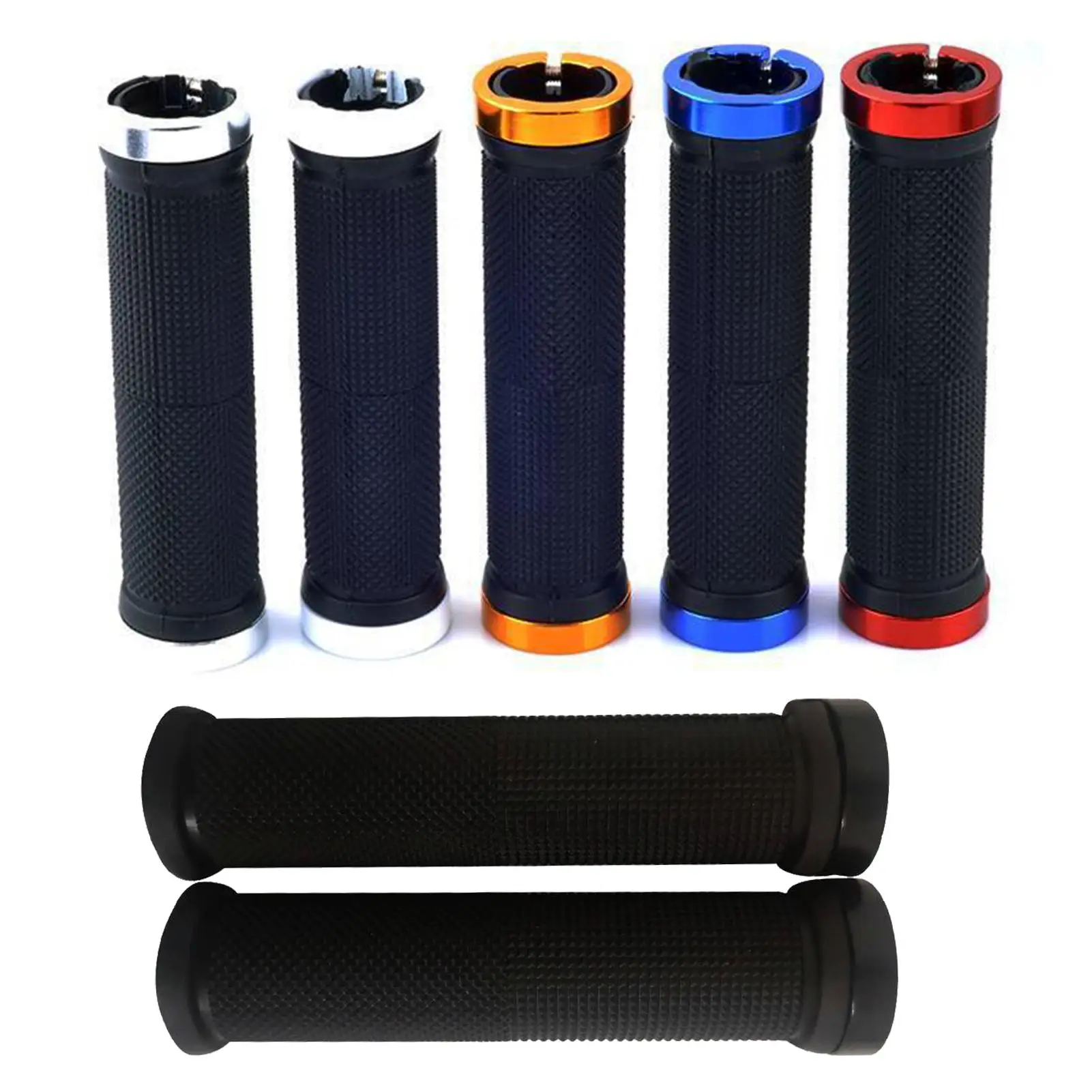 2Pcs Bicycle Double Lock Handlebar Grip Mountain Road Bike MTB Non-Slip Handle Bar Covers Cycling Accessories 
2Pcs Bicycle Double Lock Handlebar Grip Mountain Road Bike MTB Non-Slip Handle Bar Covers Cycling Accessories