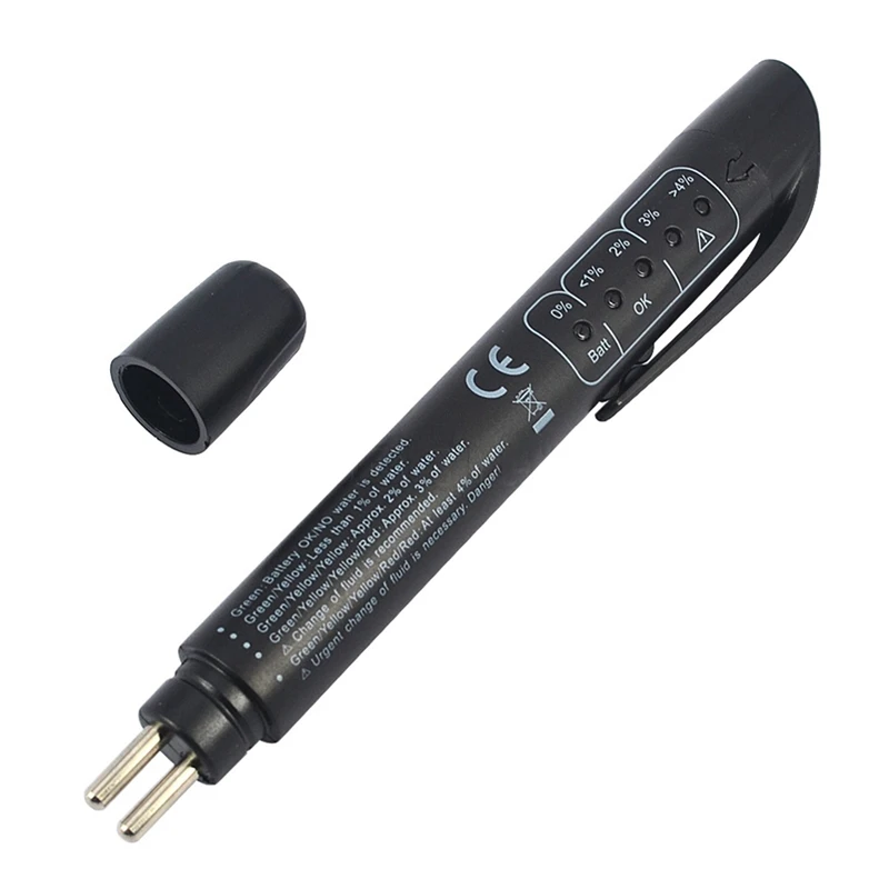 Universal For Testing Pen Vehicle Brake Fluid Accurate Oil Quality Tester 5LED Auto Truck Diagnostic Tool Car Repair Accessories
Universal For Testing Pen Vehicle Brake Fluid Accurate Oil Quality Tester 5LED Auto Truck Diagnostic Tool Car Repair Accessories
