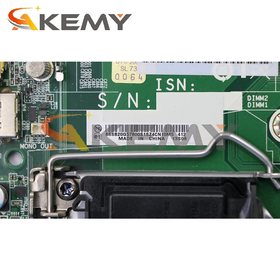 IS8XT VER:1.1 For Lenovo M73 M73E M93 M93E Desktop Motherboard LGA1150 H81 DDR3 FRU 03T7344 03T7171 MB 100% Tested Fast Ship
IS8XT VER:1.1 For Lenovo M73 M73E M93 M93E Desktop Motherboard LGA1150 H81 DDR3 FRU 03T7344 03T7171 MB 100% Tested Fast Ship