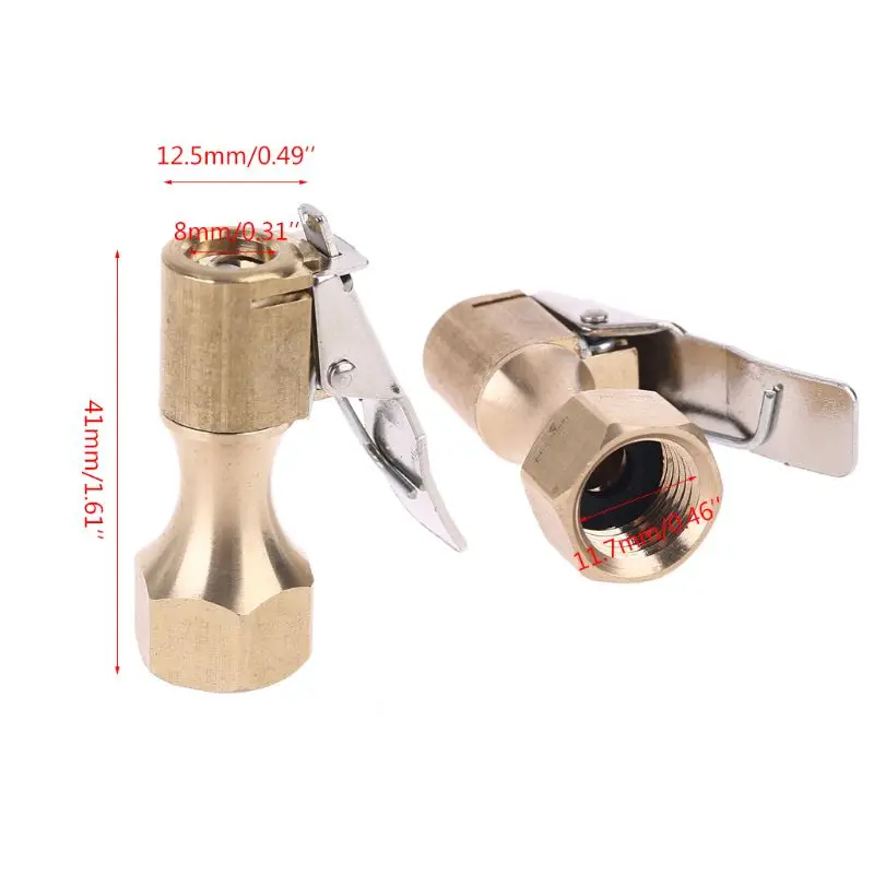 Air Chuck 1/4" Heavy Duty Tire Chuck with Clip for Inflator Gauge Air Compressor Wholesale
Air Chuck 1/4" Heavy Duty Tire Chuck with Clip for Inflator Gauge Air Compressor Wholesale