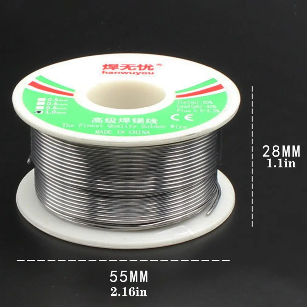 0.8mm 100g High Purity Tin Lead Solder Wire For Electrical Flux Soldering Electronic Connector Tool Parts
0.8mm 100g High Purity Tin Lead Solder Wire For Electrical Flux Soldering Electronic Connector Tool Parts