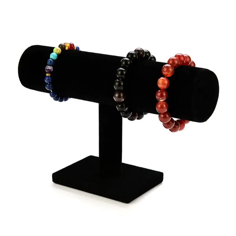 Black Suede T-Bar Jewelry Display Stands Bracelet Necklace Rack Organizer Holder
Black Suede T-Bar Jewelry Display Stands Bracelet Necklace Rack Organizer Holder