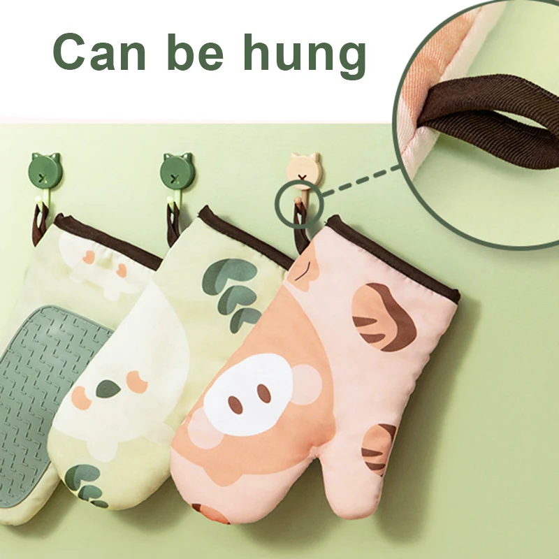 Милые силиконовые перчатки для духовки, термостойкие перчатки для духовки, нескользящие перчатки для приготовления пищи, перчатки для выпе... 
Милые силиконовые перчатки для духовки, термостойкие перчатки для духовки, нескользящие перчатки для приготовления пищи, перчатки для выпе...