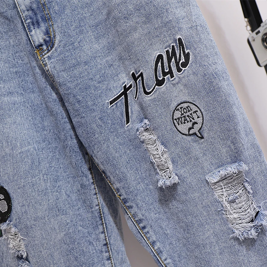 Spring Jeans Woman High Waist Plus Size Jeans Female 2021 New Fashion Autumn Casual Loose Hole Straight Trousers Mom Denim Pants
Spring Jeans Woman High Waist Plus Size Jeans Female 2021 New Fashion Autumn Casual Loose Hole Straight Trousers Mom Denim Pants