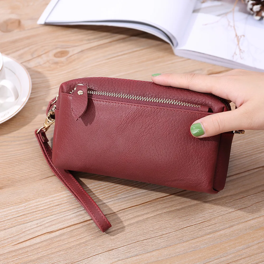 2020 New Style WOMEN'S Leather Wallet Women's WOMEN'S Fashion Handbag Purse Zipper Handbag Hot Sales
2020 New Style WOMEN'S Leather Wallet Women's WOMEN'S Fashion Handbag Purse Zipper Handbag Hot Sales
