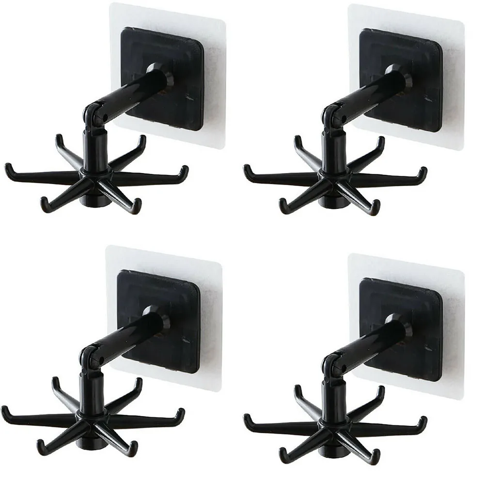 1pc 6 Claw-shaped Rotating Hook 360 Degrees Rotating Folding Hook Adhesive Self Vertical Flip Waterproof Hook Home Organization
1pc 6 Claw-shaped Rotating Hook 360 Degrees Rotating Folding Hook Adhesive Self Vertical Flip Waterproof Hook Home Organization