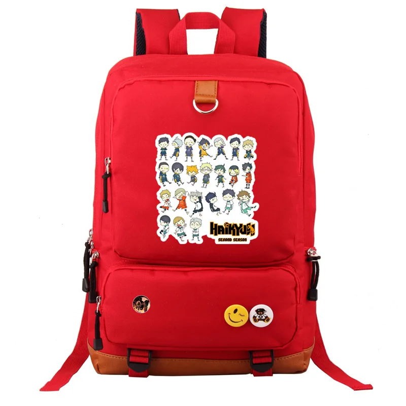 Anime Haikyuu Haikiyu Karasuno Backpack Bag Nylon Student Schoolbag Unisex Bags Laptop Shoulders Bag Gift
Anime Haikyuu Haikiyu Karasuno Backpack Bag Nylon Student Schoolbag Unisex Bags Laptop Shoulders Bag Gift