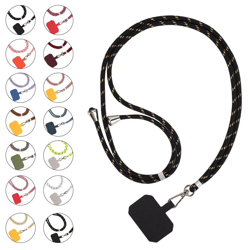 Newest Universal Crossbody Patch Phone Lanyards Mobile Phone Strap Lanyard 9 Colors Soft Rope for Cell Phone Hanging Cord
Newest Universal Crossbody Patch Phone Lanyards Mobile Phone Strap Lanyard 9 Colors Soft Rope for Cell Phone Hanging Cord