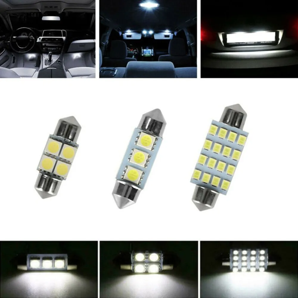 28pcs Car Interior LED Light Bulbs Kit For Map Dome License Plate Lamp Accessories W5W 12V 2825 192 194 158 168 501 921 175
28pcs Car Interior LED Light Bulbs Kit For Map Dome License Plate Lamp Accessories W5W 12V 2825 192 194 158 168 501 921 175