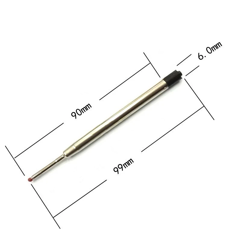 10pcs 0.7mm Metal Ballpoint Pen Refill Black Blue Ink 9cm Writing Supplies Refill Cute Learning Stationery Office Pen
10pcs 0.7mm Metal Ballpoint Pen Refill Black Blue Ink 9cm Writing Supplies Refill Cute Learning Stationery Office Pen