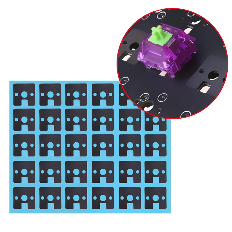 120Pcs Mechanical Keyboard Shaft Underpad Switch PORON Foam Switch Underpad Silent Pad
120Pcs Mechanical Keyboard Shaft Underpad Switch PORON Foam Switch Underpad Silent Pad