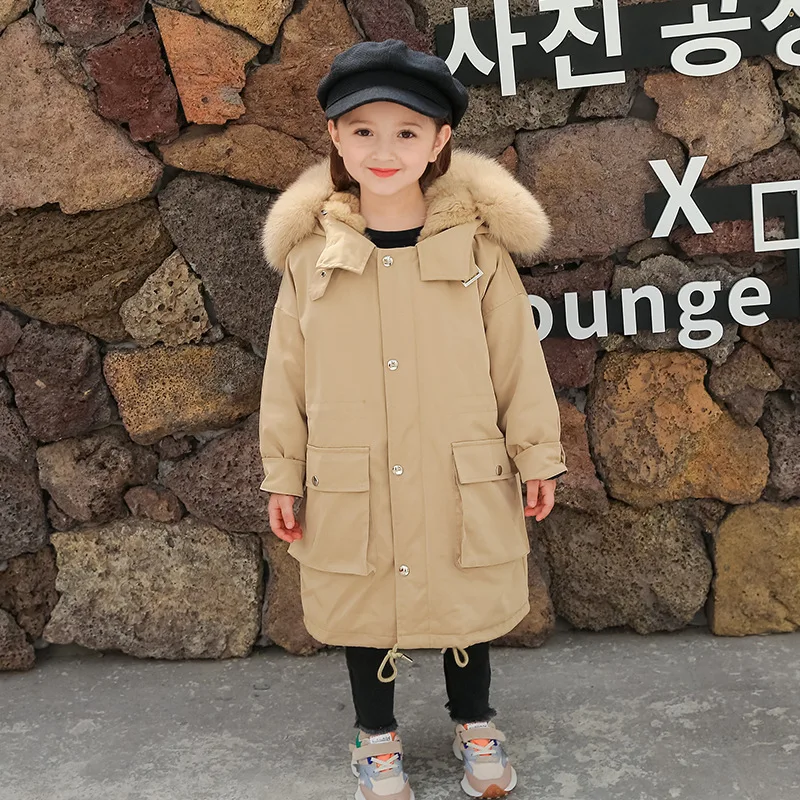 MENINA BONITA Waterproof Parka Coat Winter Jacket Kids Real Fox Fur Collar Hooded Natural Rabbit Fur Warm Children Streetwear
MENINA BONITA Waterproof Parka Coat Winter Jacket Kids Real Fox Fur Collar Hooded Natural Rabbit Fur Warm Children Streetwear