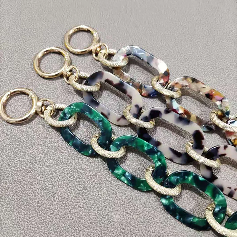 New Trendy Acrylic Chain Women Bag Handle Chains Replacement Shoulder Strap Colorful Handbag Strap Ladies Clutch Resin Chains 
New Trendy Acrylic Chain Women Bag Handle Chains Replacement Shoulder Strap Colorful Handbag Strap Ladies Clutch Resin Chains