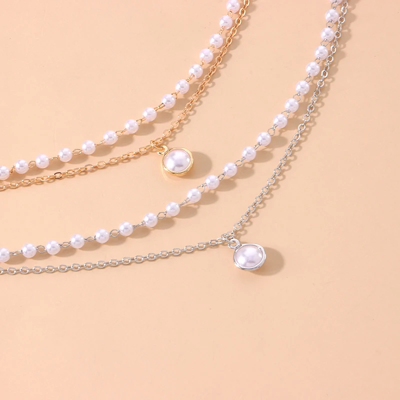 Fashion Multi-layer Pearl Pendant Bracelet For Women Girls Cute Gold Silver Color Chain Bangles Bracelets Jewelry Gift
Fashion Multi-layer Pearl Pendant Bracelet For Women Girls Cute Gold Silver Color Chain Bangles Bracelets Jewelry Gift