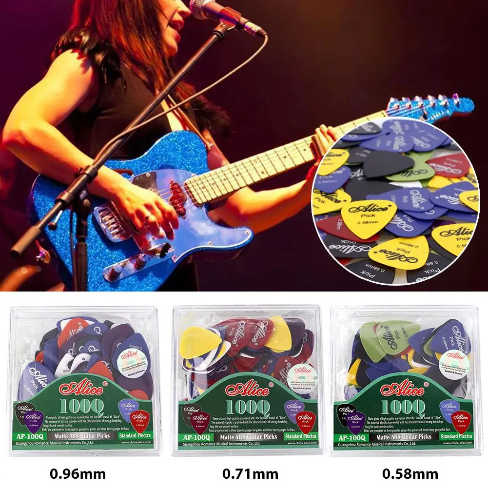 Multicolor Box Guitar Pick ABS Acoustic Matte Picks Plectrum 100Pcs/Box 100Pcs/Box
Multicolor Box Guitar Pick ABS Acoustic Matte Picks Plectrum 100Pcs/Box 100Pcs/Box