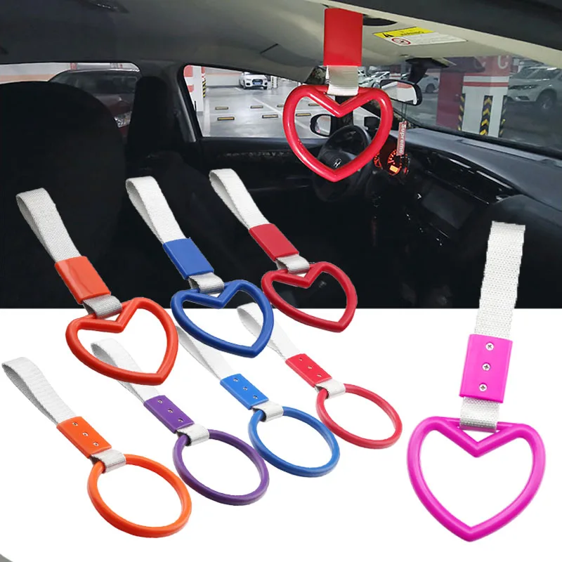 Ручка для буксировки автомобиля JDM Tsurikawa нейлоновый ремешок круглое кольцо метро