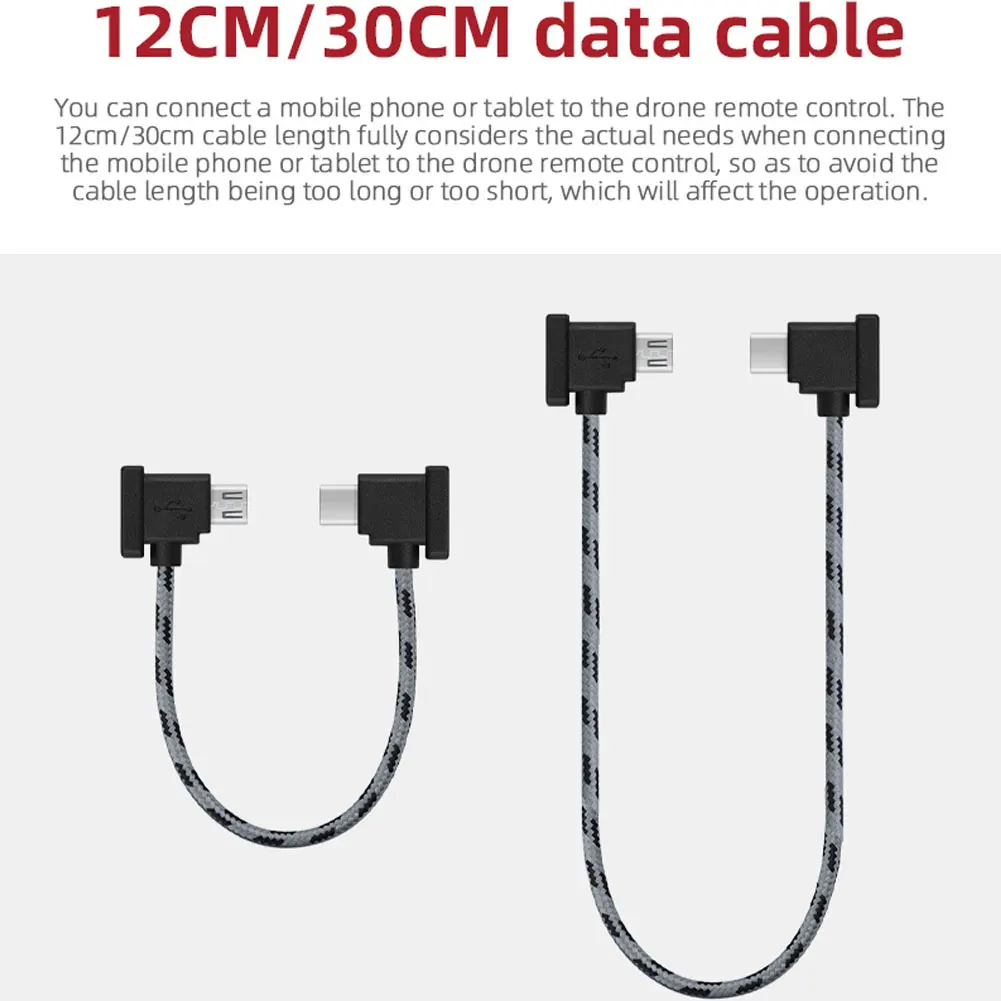 Data Cable OTG Remote Controller To Phone Tablet Connector Micro USB Type-C IOS Extend Cable For DJI Mavic MINI Pro Air Mavic 2 
Data Cable OTG Remote Controller To Phone Tablet Connector Micro USB Type-C IOS Extend Cable For DJI Mavic MINI Pro Air Mavic 2