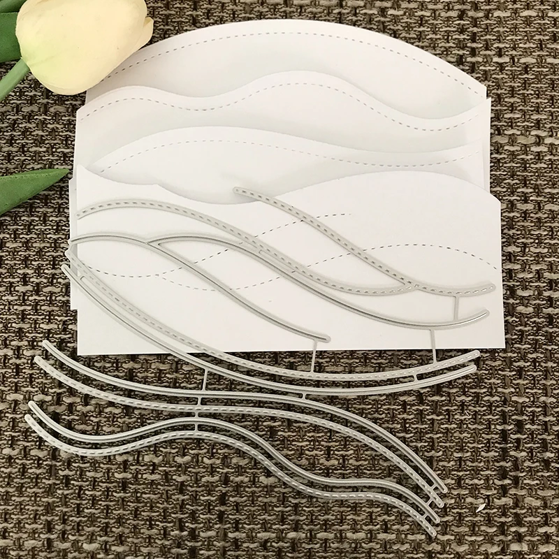 New Edge Scrapbooking Metal Cutting Dies Carbon Steel Border Dies Cut For Album Decorative DIY Cards Template Stencil Embossing
New Edge Scrapbooking Metal Cutting Dies Carbon Steel Border Dies Cut For Album Decorative DIY Cards Template Stencil Embossing