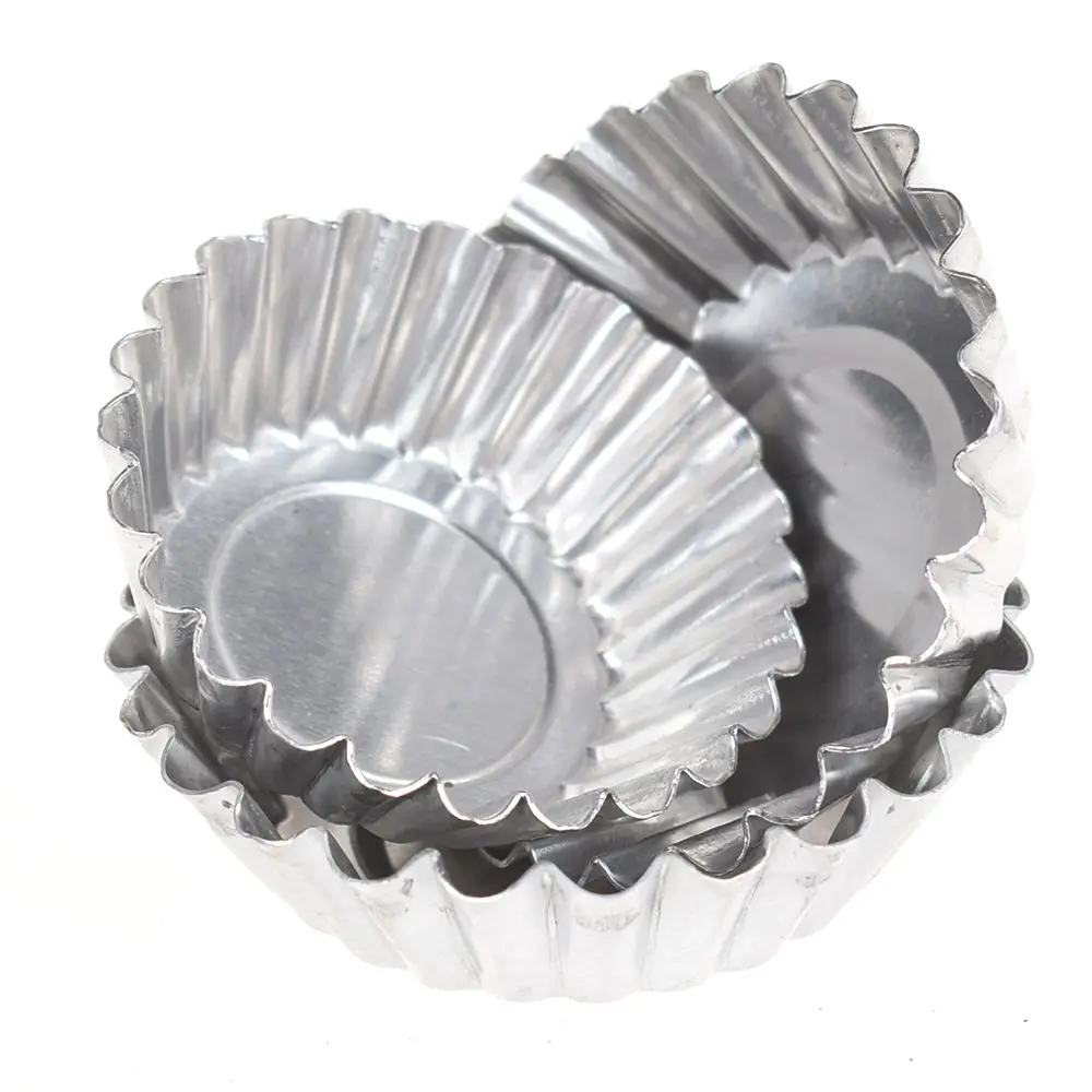 5/10 Pcs Egg Tart Mold Cake Aluminium Alloy Tart Mould Baking Tool Cupcake Egg Tart Fruit Mold 7cm Diameter Kitchen Baking Tool
5/10 Pcs Egg Tart Mold Cake Aluminium Alloy Tart Mould Baking Tool Cupcake Egg Tart Fruit Mold 7cm Diameter Kitchen Baking Tool
