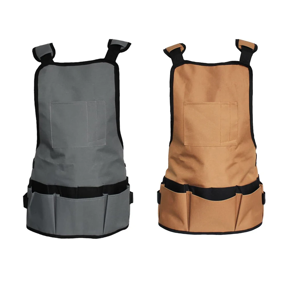 Tool Apron Wear-Resistant Woodworking Aprons Multifunction Garden Oxford Cloth Apron Gray Multifunctional Apron tools bag
Tool Apron Wear-Resistant Woodworking Aprons Multifunction Garden Oxford Cloth Apron Gray Multifunctional Apron tools bag