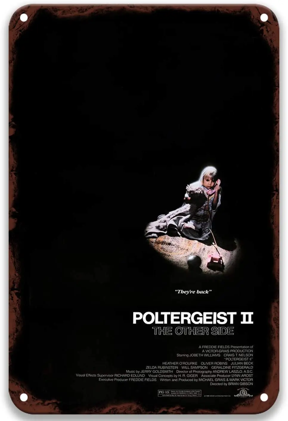 sfasf Poltergeist II The Other Side (1986) Tin Signs Vintage Movies Poster Plaque for Party Office Kitchen Garden Farmhouse
sfasf Poltergeist II The Other Side (1986) Tin Signs Vintage Movies Poster Plaque for Party Office Kitchen Garden Farmhouse