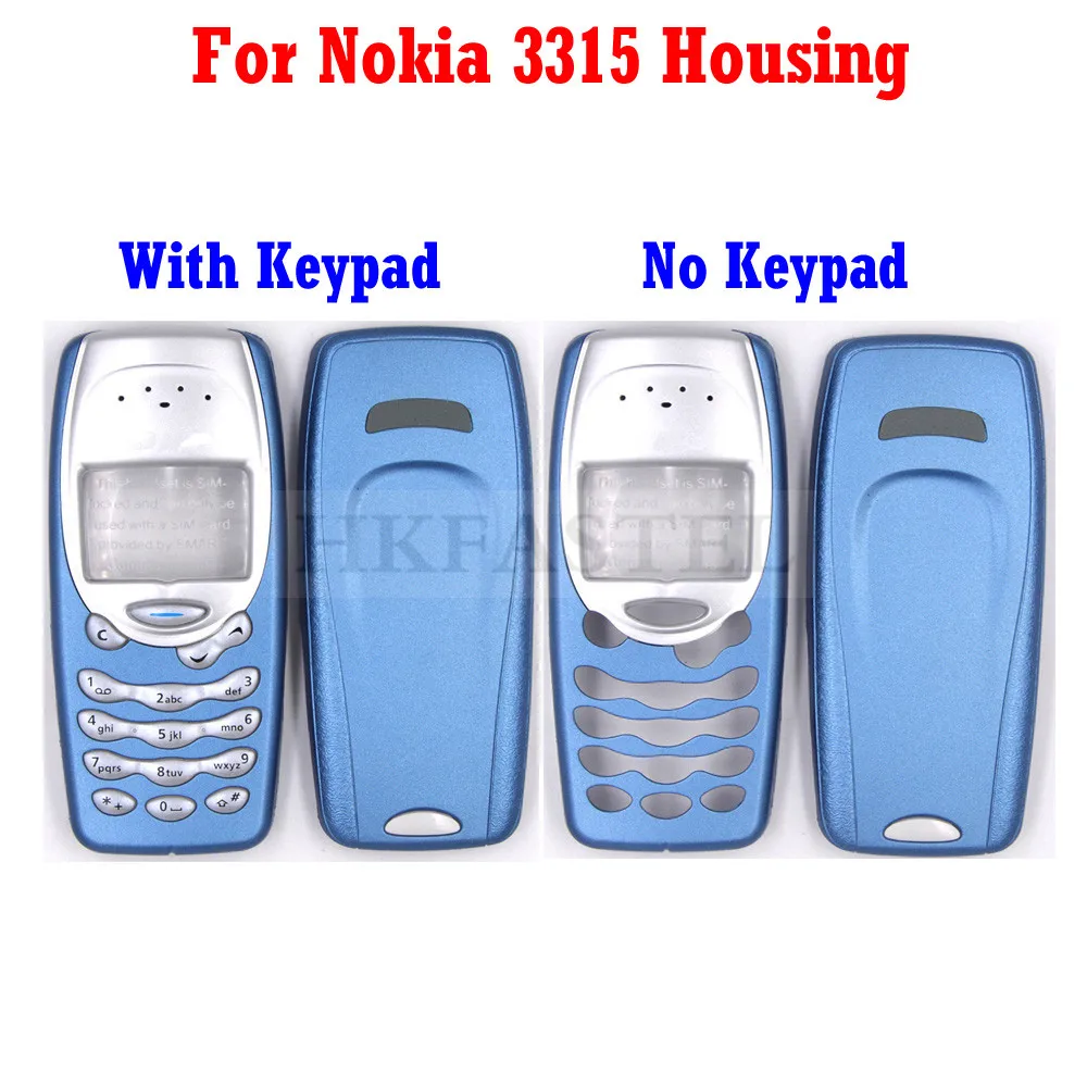 Мобильный телефон для Nokia 3315 новый корпус передней панели с задней батареей