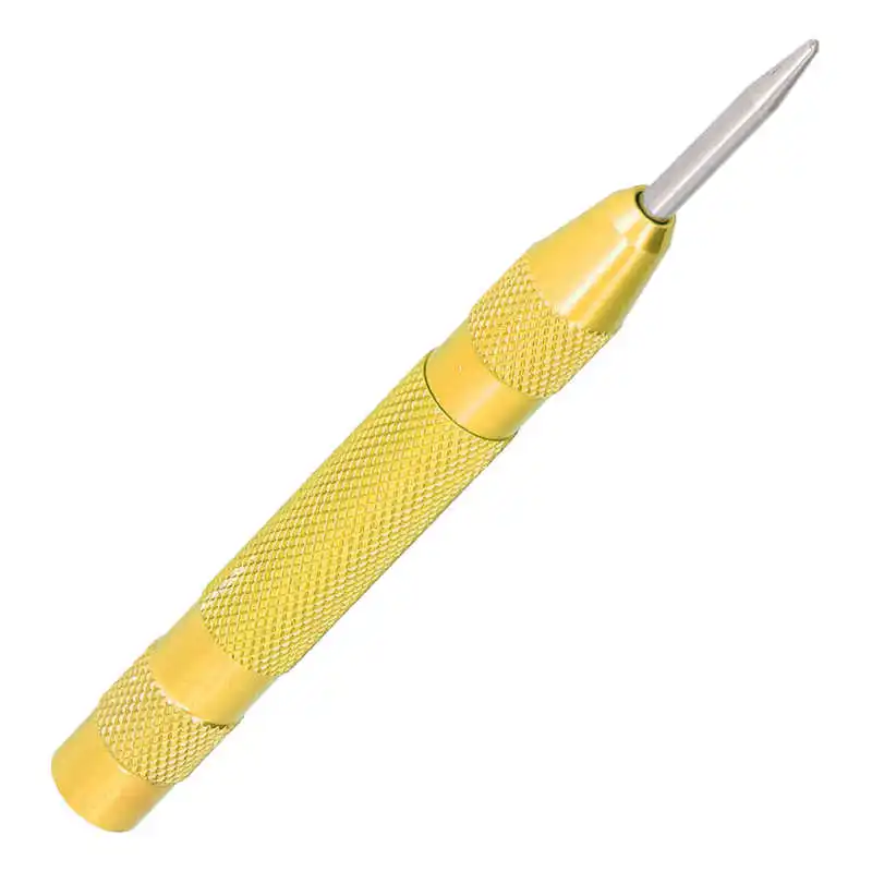 Hand Tools metalworking tools Automatic Center Punch Hardened Steel Removable Tip Positioner Adjustable Force Center Hole
Hand Tools metalworking tools Automatic Center Punch Hardened Steel Removable Tip Positioner Adjustable Force Center Hole