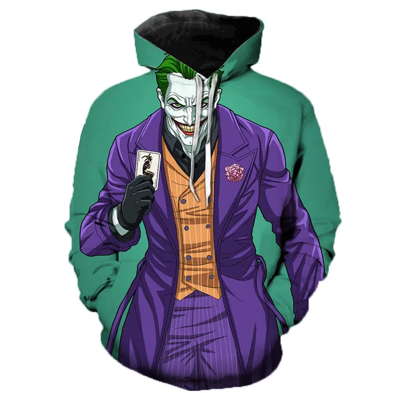 Autumn and Winter Men and Women 3d Printed Sweater Clown Printed Hoodie Casual Sweater
Autumn and Winter Men and Women 3d Printed Sweater Clown Printed Hoodie Casual Sweater