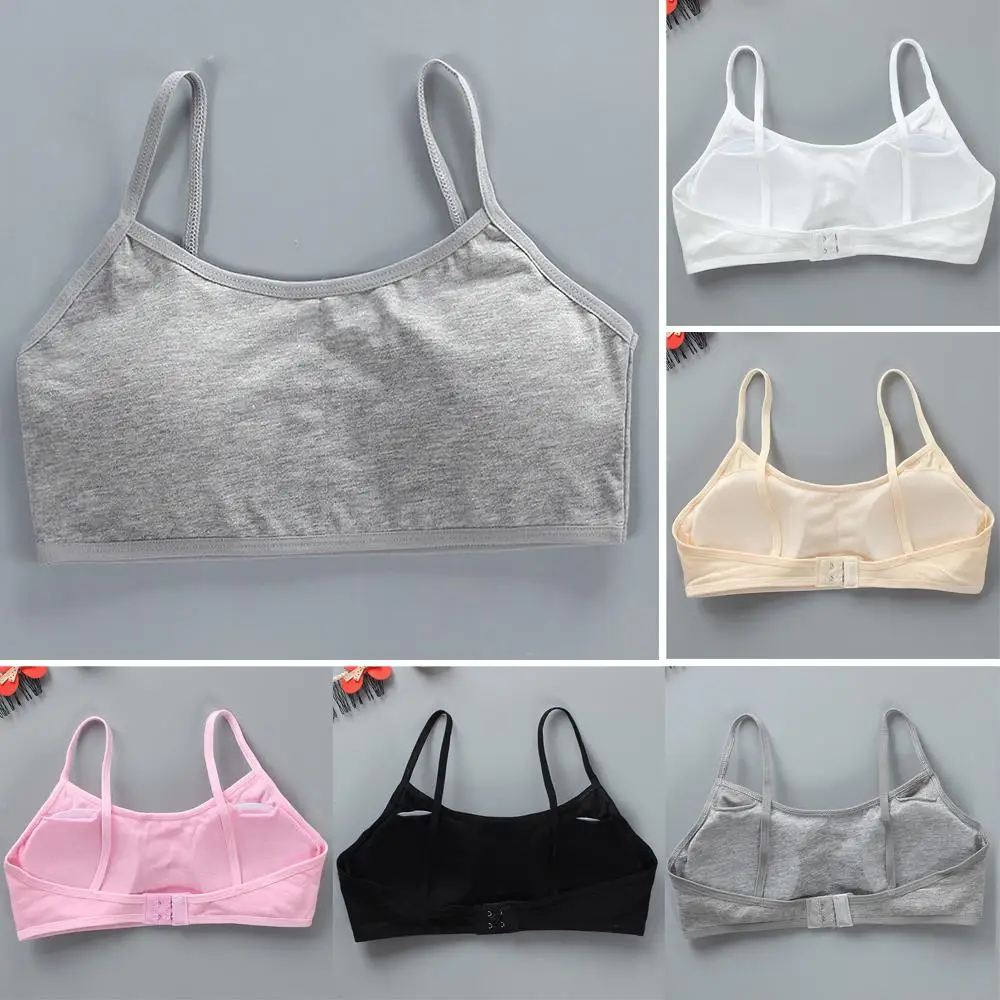 Girls Solid Color Breathable Sports Bras Teenager Spaghetti Padded Soft Comfy Underwear
Girls Solid Color Breathable Sports Bras Teenager Spaghetti Padded Soft Comfy Underwear
