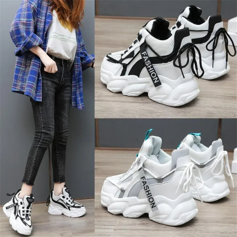 Chunky Sneakers Women New 2021 Autumn High Platform Mesh Dad Shoes Women Casual Trainer Sneakers Thick Sole Vulcanize Shoes 8cm
Chunky Sneakers Women New 2021 Autumn High Platform Mesh Dad Shoes Women Casual Trainer Sneakers Thick Sole Vulcanize Shoes 8cm