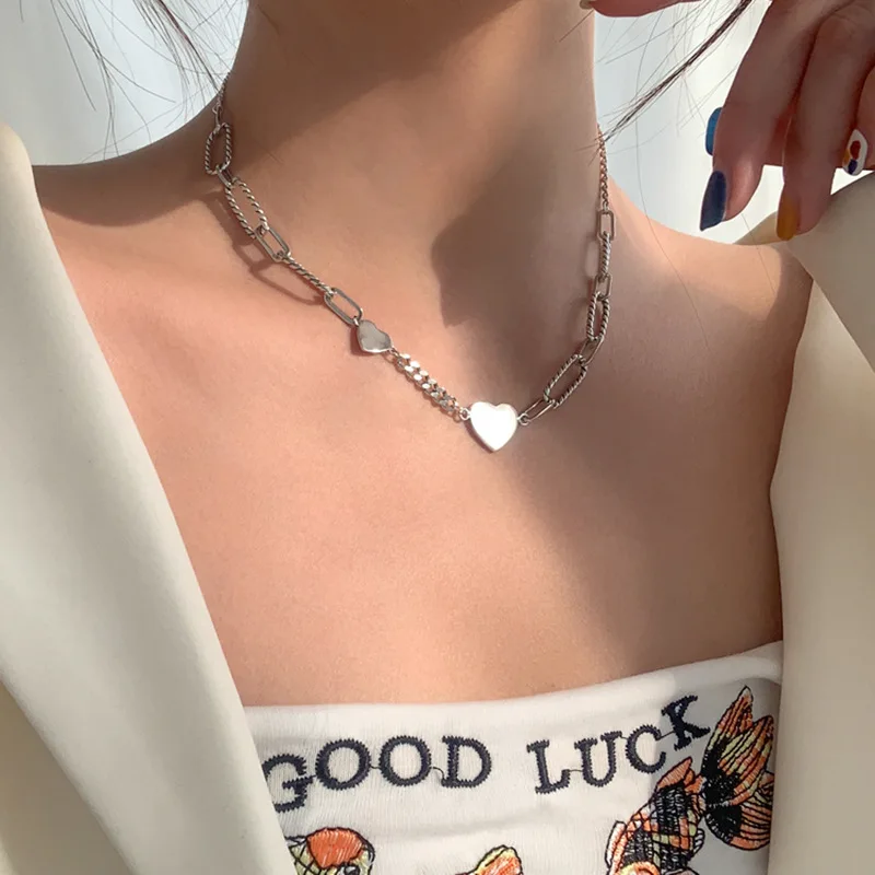 Ожерелье-чокер PONYKISS женское из серебра 925 пробы, толстая плетеная цепочка с глянцевым сердцем, Ювелирное Украшение в стиле хип-хоп
Ожерелье-чокер PONYKISS женское из серебра 925 пробы, толстая плетеная цепочка с глянцевым сердцем, Ювелирное Украшение в стиле хип-хоп