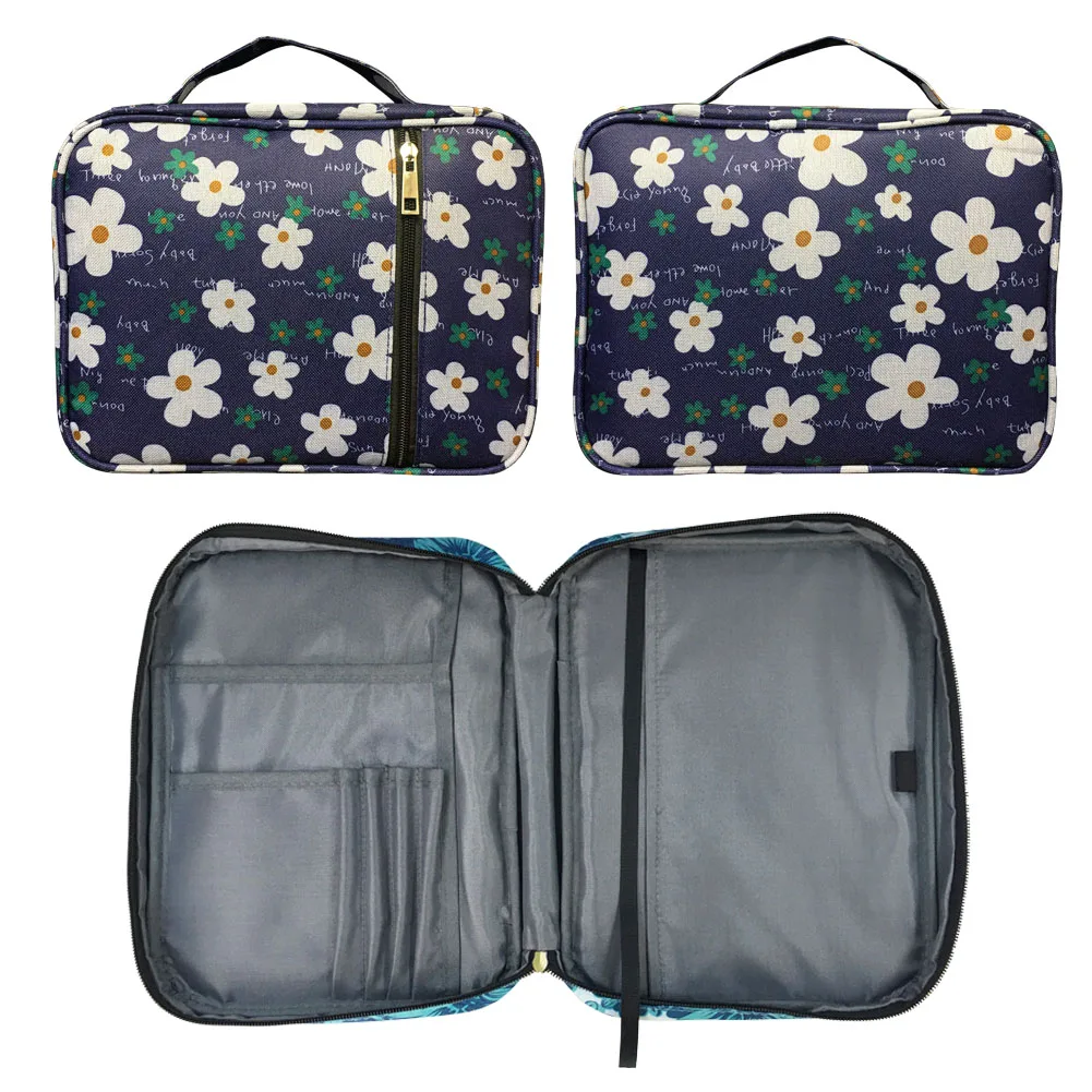 Bible Covers Canvas Floral Pattern case bag for bible with Handle and Zippered Pocket Bible Cover
Bible Covers Canvas Floral Pattern case bag for bible with Handle and Zippered Pocket Bible Cover