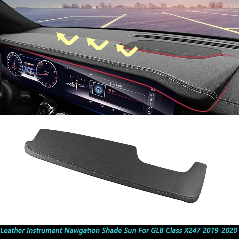 Car Leather Instrument Navigation Display Screen Shade Sun Board Panel for Mercedes Benz GLB Class X247 2019-2020
Car Leather Instrument Navigation Display Screen Shade Sun Board Panel for Mercedes Benz GLB Class X247 2019-2020