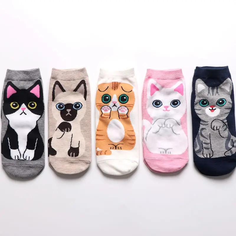 Kawaii Cartoon Cat Fox Women Socks Happy Fashion Ankle Funny Socks Women Cotton korean Summer high quality women fashion 1Pair
Kawaii Cartoon Cat Fox Women Socks Happy Fashion Ankle Funny Socks Women Cotton korean Summer high quality women fashion 1Pair