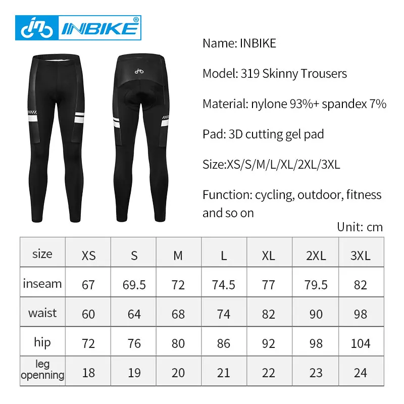 INBIKE Cycling Pants With Gel Pad Cycling Tights MTB Bike Pants Downhill Bicycle Pants Summer Spring Autumn Men Cycling Trousers
INBIKE Cycling Pants With Gel Pad Cycling Tights MTB Bike Pants Downhill Bicycle Pants Summer Spring Autumn Men Cycling Trousers