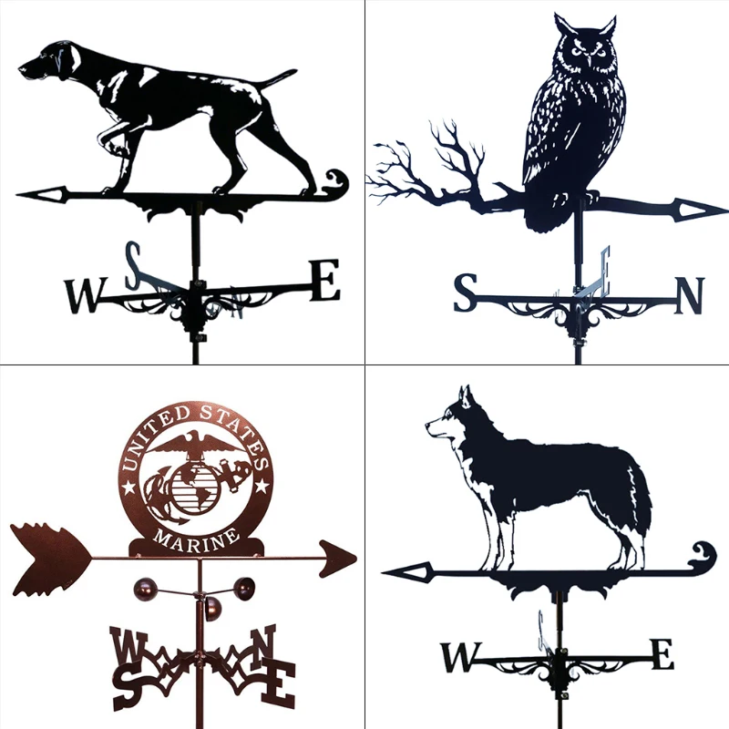 Creative Animal Dog Design Weather Vane Spinner Wind Direction Farm Scene Stake For Garden Yard Decoration Garden Weathervane
Creative Animal Dog Design Weather Vane Spinner Wind Direction Farm Scene Stake For Garden Yard Decoration Garden Weathervane
