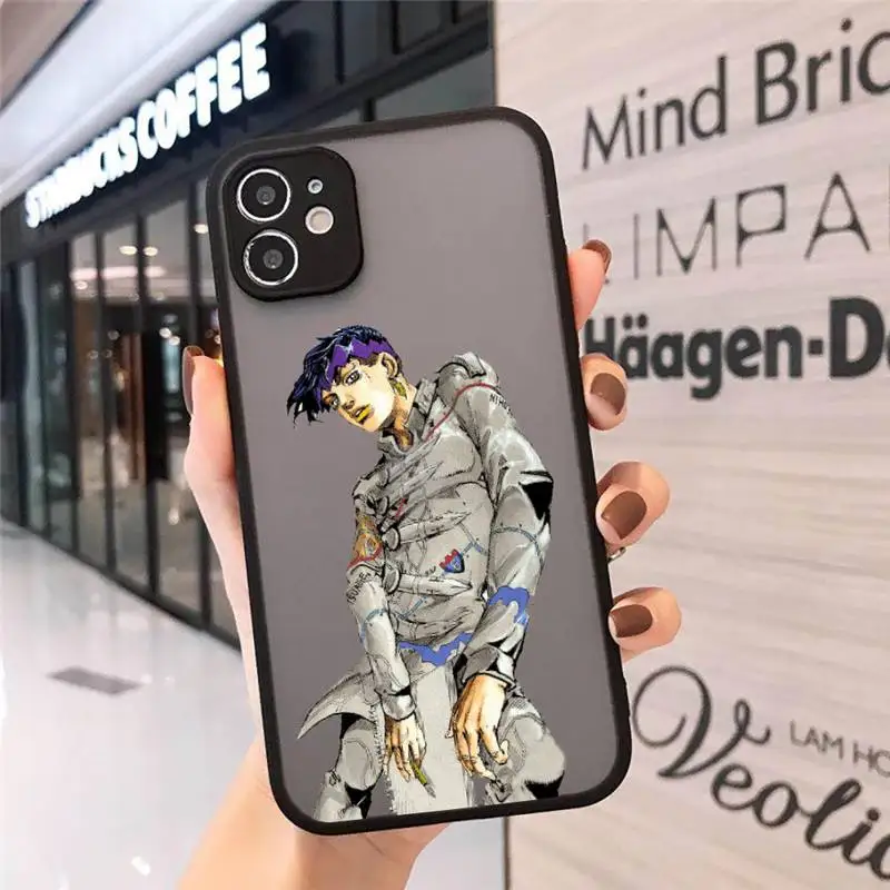 anime cortoon JOJOS BIZARRE Phone Case matte transparent For iphone 7 8 11 12 plus mini x xs xr pro max cover 
anime cortoon JOJOS BIZARRE Phone Case matte transparent For iphone 7 8 11 12 plus mini x xs xr pro max cover