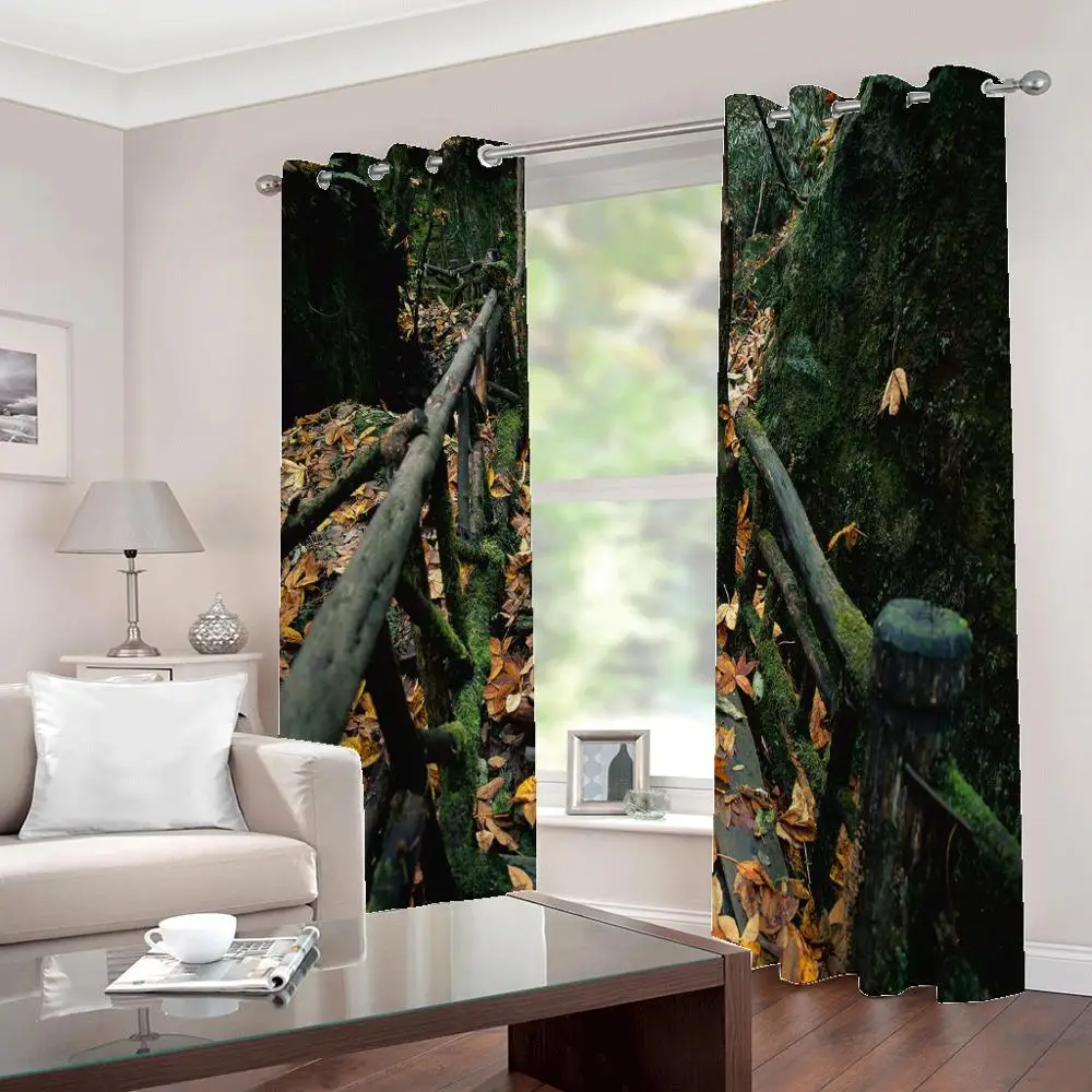 Custom 3D big tree plank road window curtains Digital Print For living room bedroom restaurant hotel Drapes Indoor Sets
Custom 3D big tree plank road window curtains Digital Print For living room bedroom restaurant hotel Drapes Indoor Sets