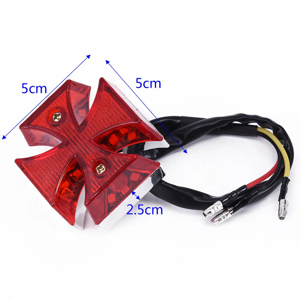Motorcycle Integrated Lamp Cross LED Rear Tail Brake License Plate Light DC 12V For Dirt Bike Choppers Quad ATV Universal
Motorcycle Integrated Lamp Cross LED Rear Tail Brake License Plate Light DC 12V For Dirt Bike Choppers Quad ATV Universal