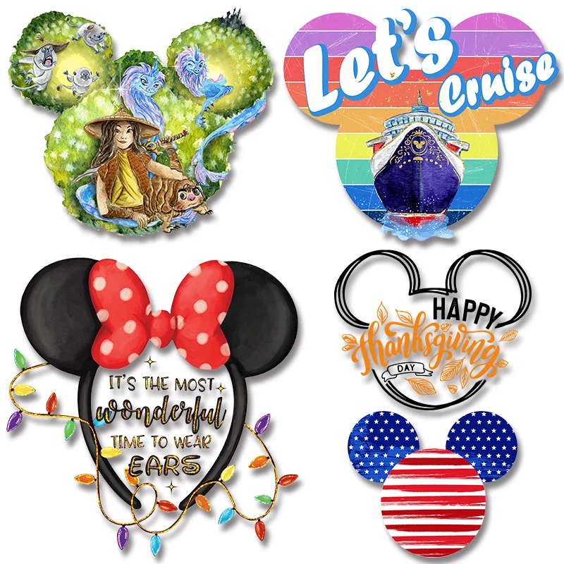 Виниловая наклейка на одежду, с изображением головы Микки Мауса
Виниловая наклейка на одежду, с изображением головы Микки Мауса