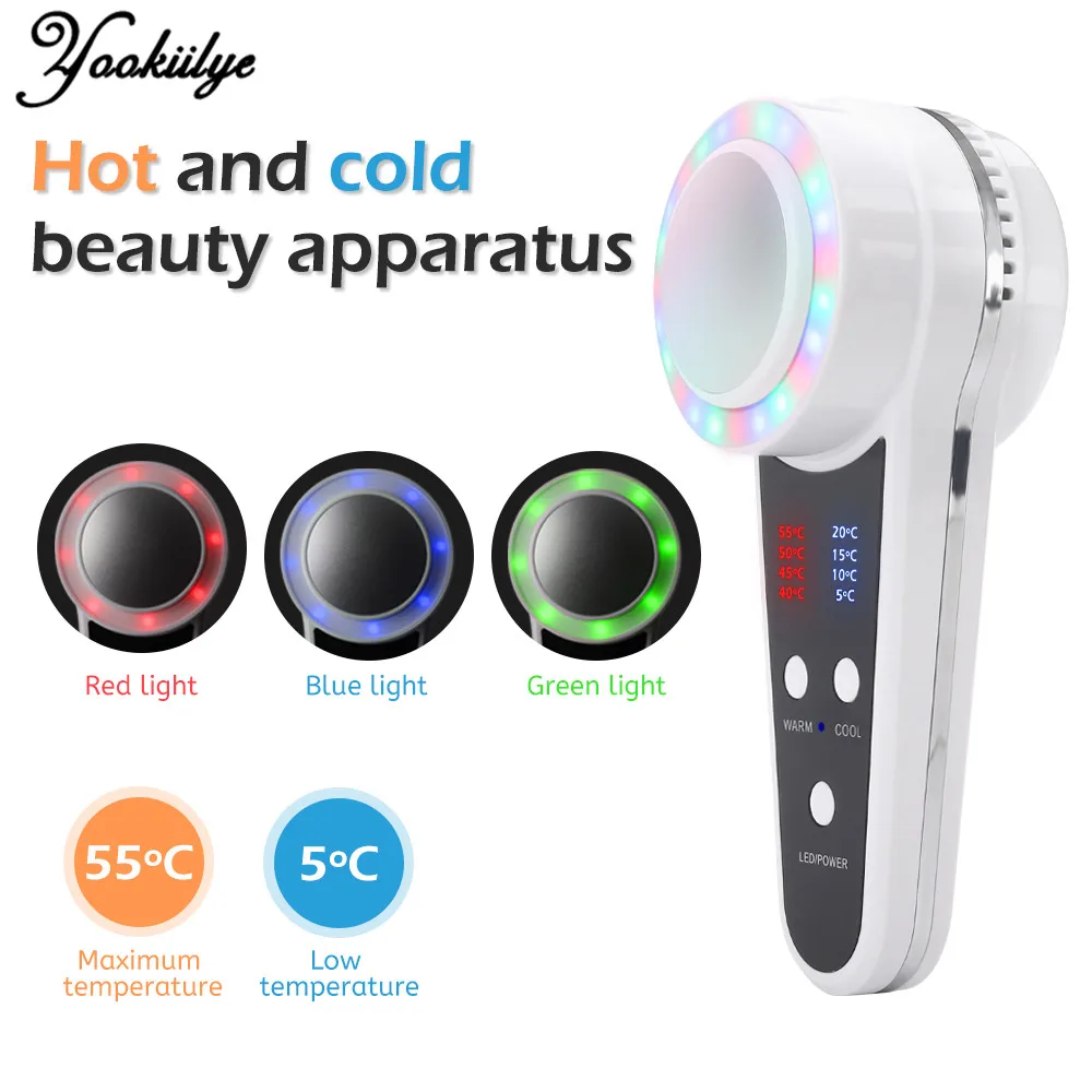 LED Photon Hot Cold Beauty Instrument Skin Rejuvenation Apparatus Facial Lifting Massager Hot Cold Hammer Acne Wrinkle Removal
LED Photon Hot Cold Beauty Instrument Skin Rejuvenation Apparatus Facial Lifting Massager Hot Cold Hammer Acne Wrinkle Removal