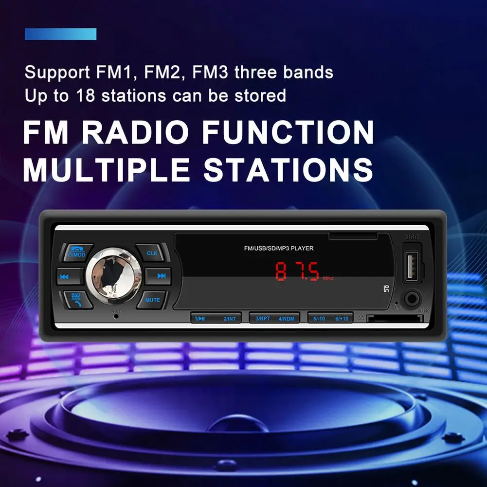 Wireless Car Player Aux Function Active Subwoofer Driving Player Support FM1 FM2 FM3 Three Bands USB/SD/MMC Card Reader U Disk
Wireless Car Player Aux Function Active Subwoofer Driving Player Support FM1 FM2 FM3 Three Bands USB/SD/MMC Card Reader U Disk