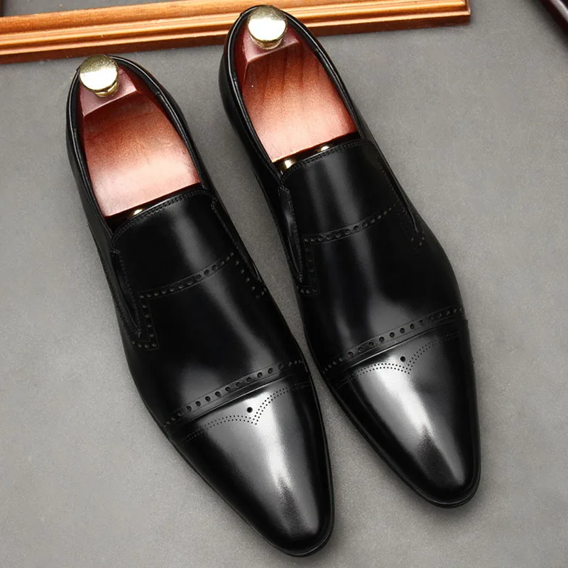 Autumn Flat Italy Brown Black Formal Shoes Men Fashion Party Wedding Office Male Dress Shoe Genuine Leather Oxford Shoes For Men
Autumn Flat Italy Brown Black Formal Shoes Men Fashion Party Wedding Office Male Dress Shoe Genuine Leather Oxford Shoes For Men
